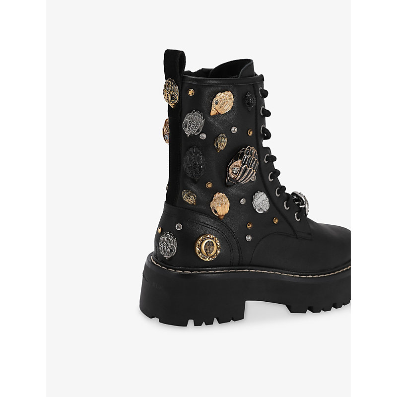 Womens Matilda Eagles Leather Ankle Boots