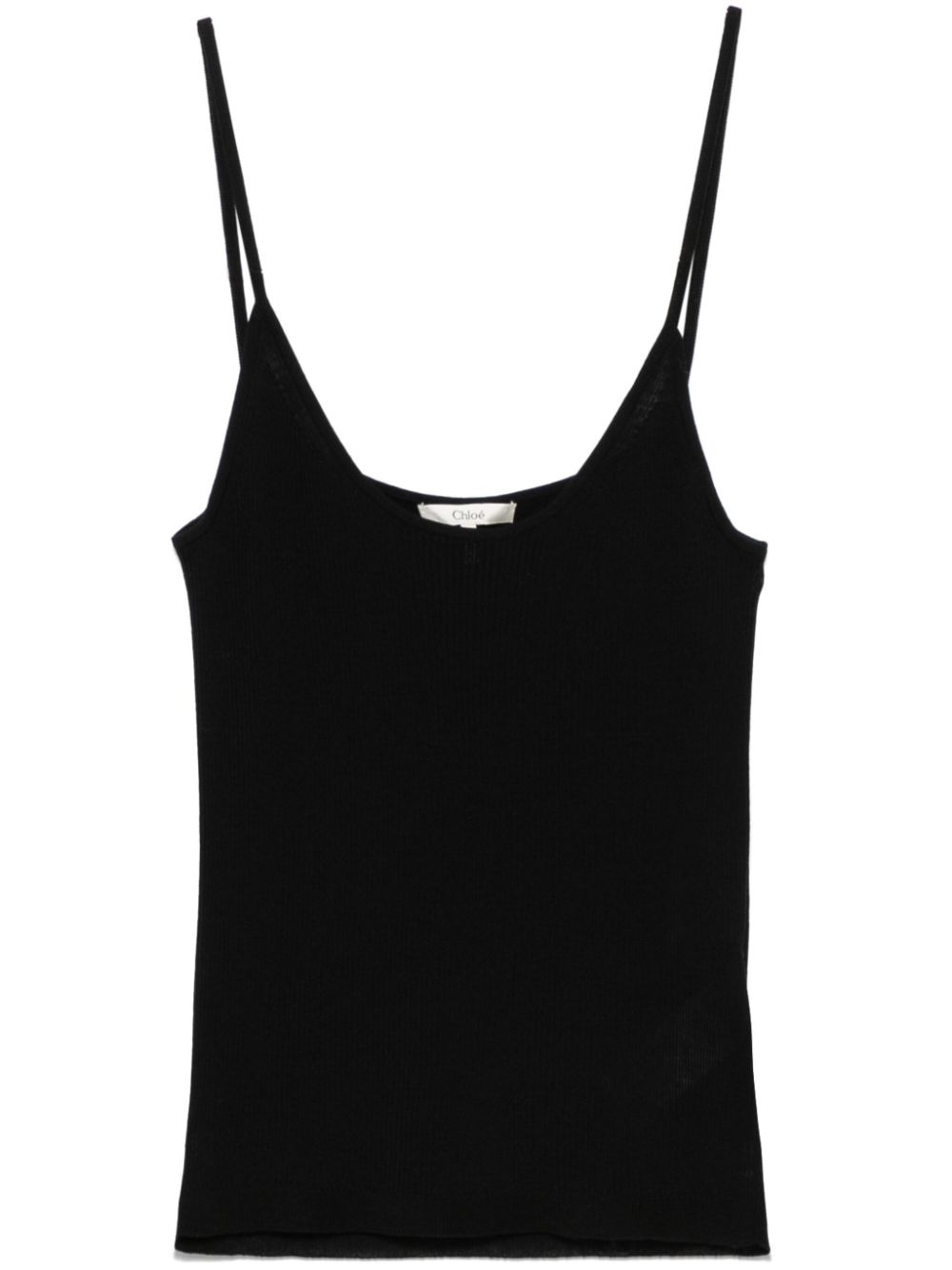 Wool tank top - Black