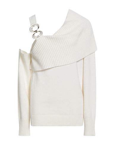 Woman Sweater Ivory Size L Polyamide, Wool, Viscose, Cashmere