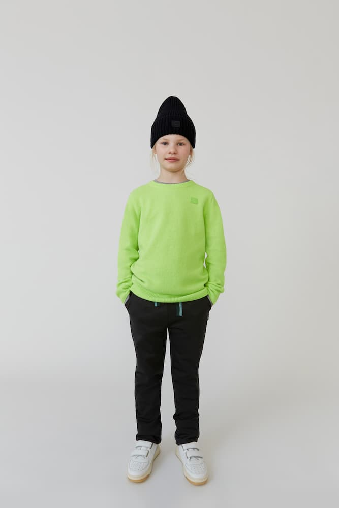 Acne Studios Kids Face wool beanie
