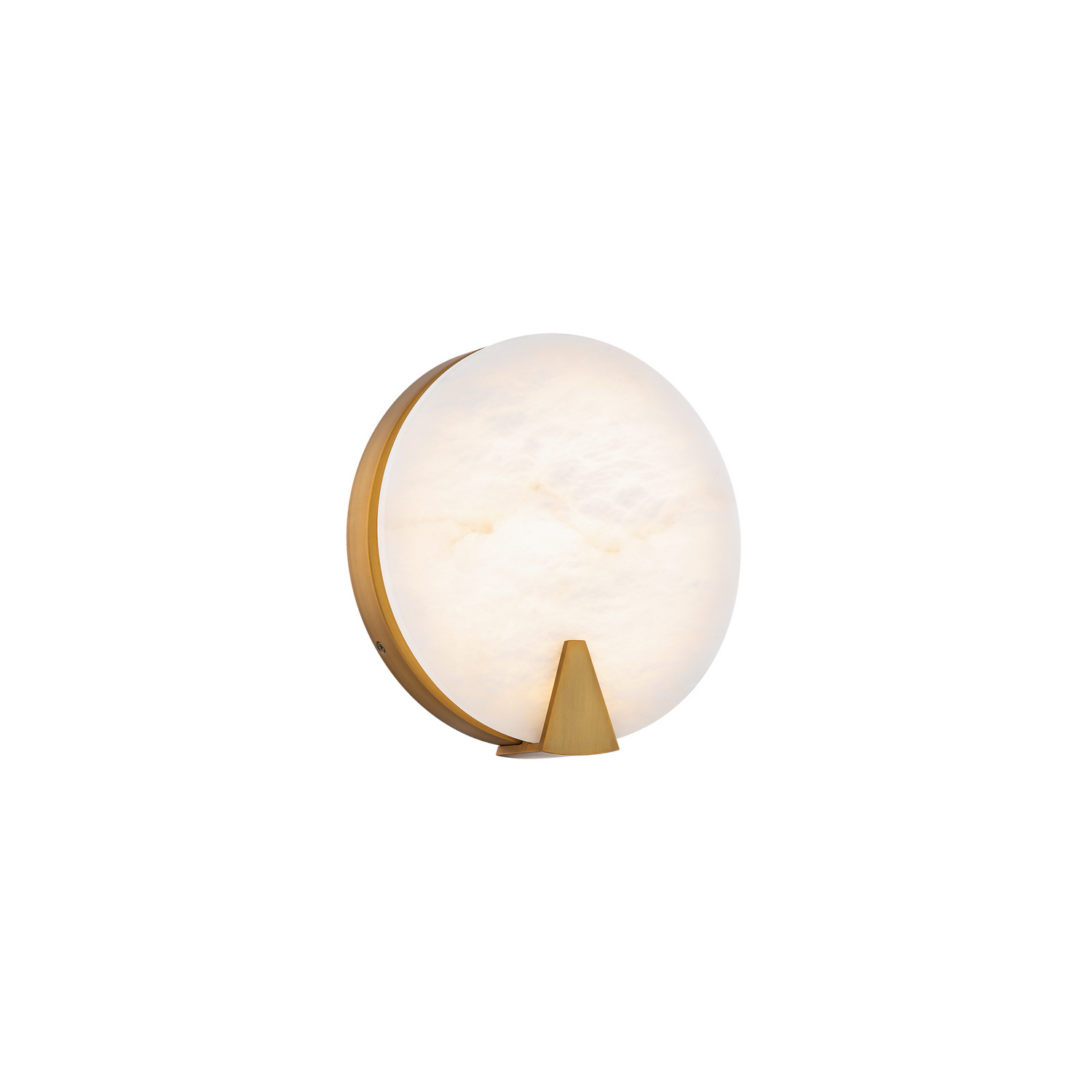 Aged Brass LED Wall Sconce from the Ophelia Collection