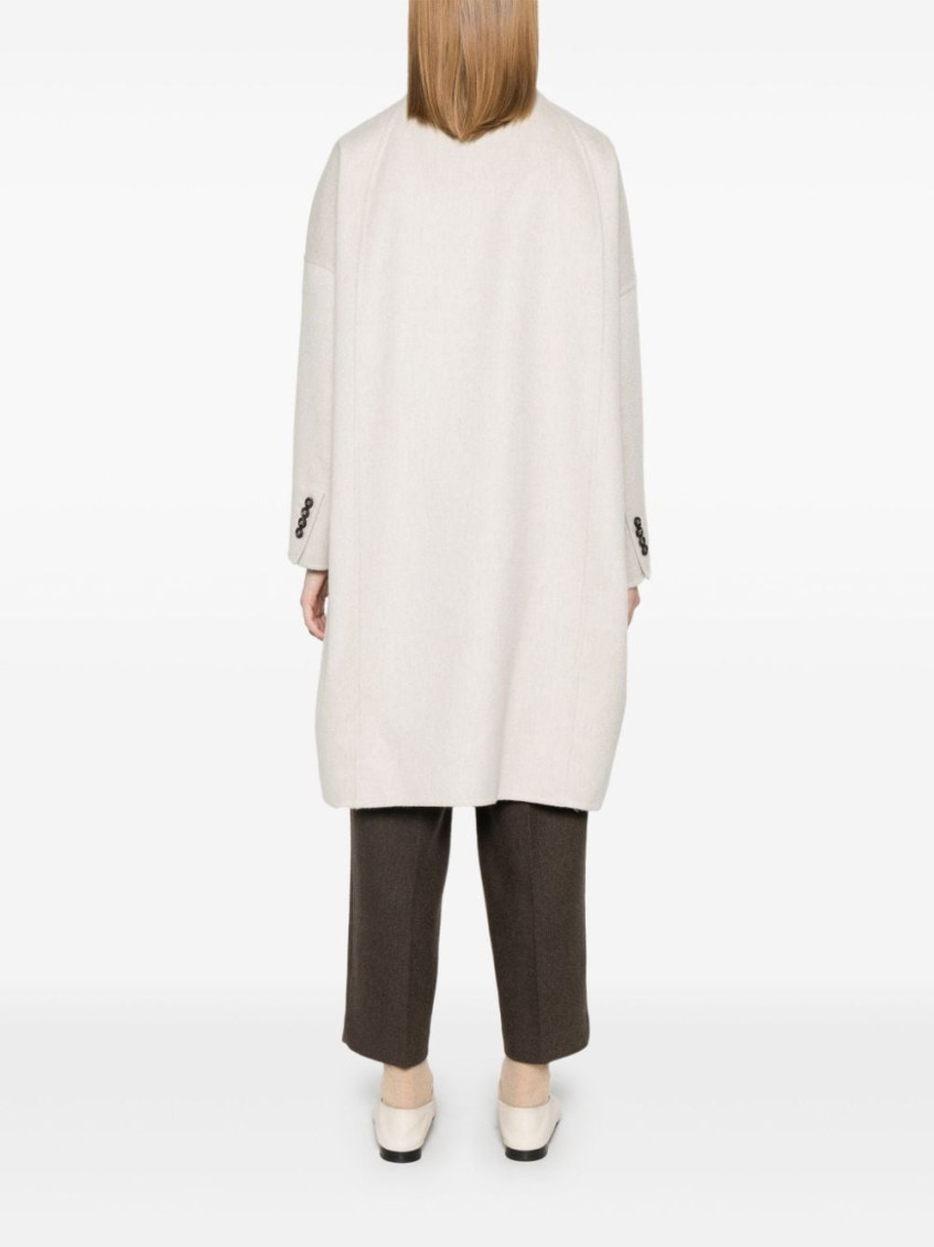 Cashmere coat - Neutrals