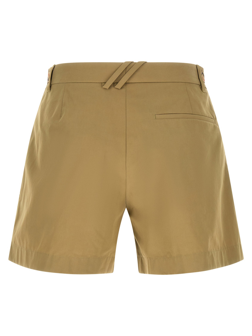 Burberry - raina shorts pleated front adjustable waist