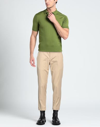 Man Pants Sand Size 34 Polyester, Viscose, Elastane