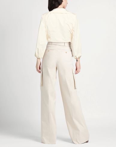 Woman Shirt Cream Size 8 Polyamide