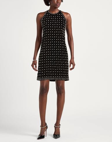Woman Mini dress Black Size 10 Polyester