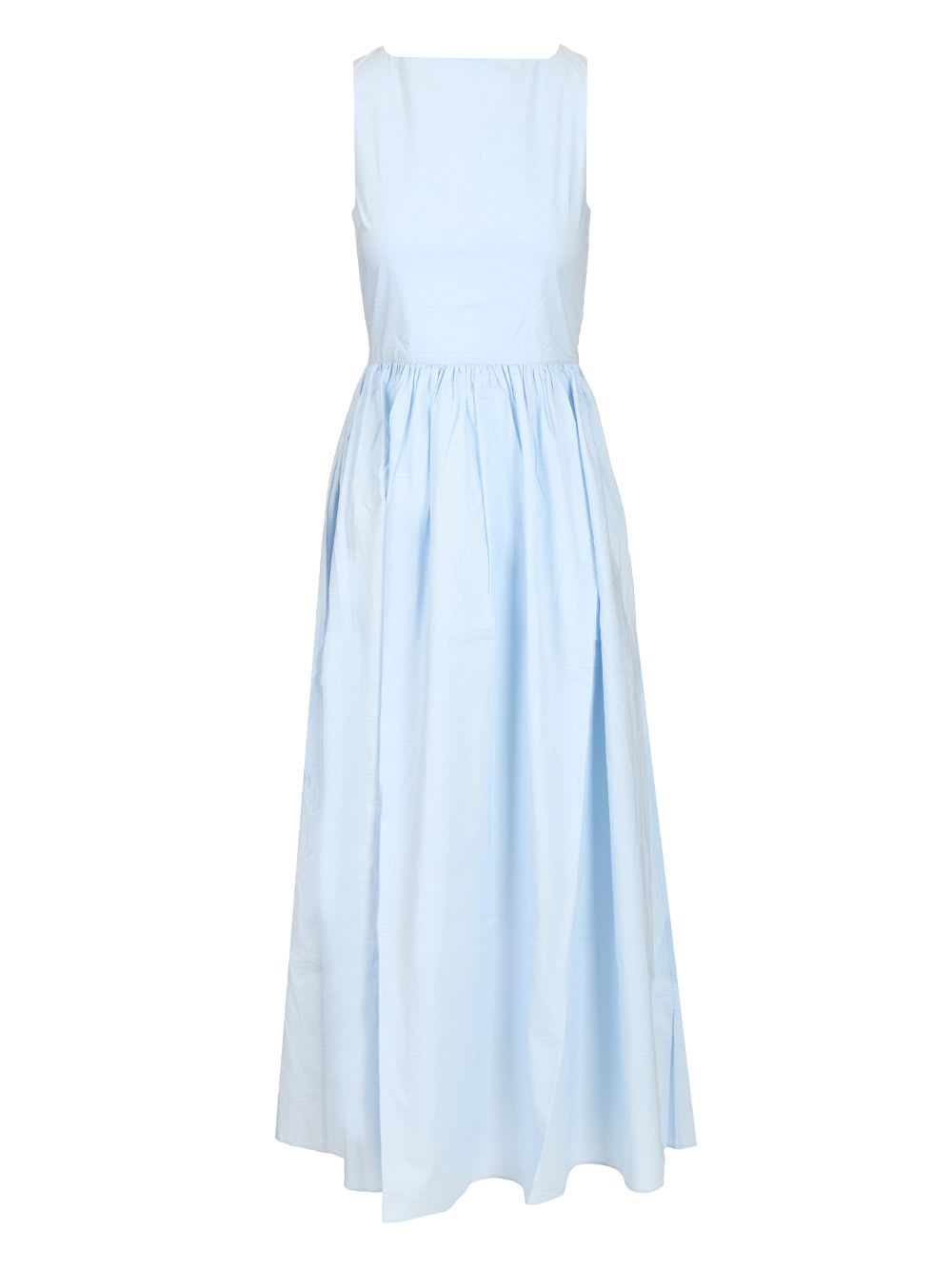 Matteau - Tie Back Midi Dress Dresses Light Blue