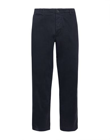 Man Pants Navy Size 28 Cotton, Elastane