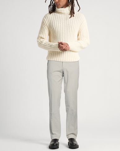 Pt Torino Man Pants Ivory Size 36 Cotton, Elastane