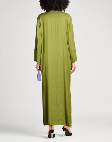 Woman Maxi dress Lime green Size 6 Viscose