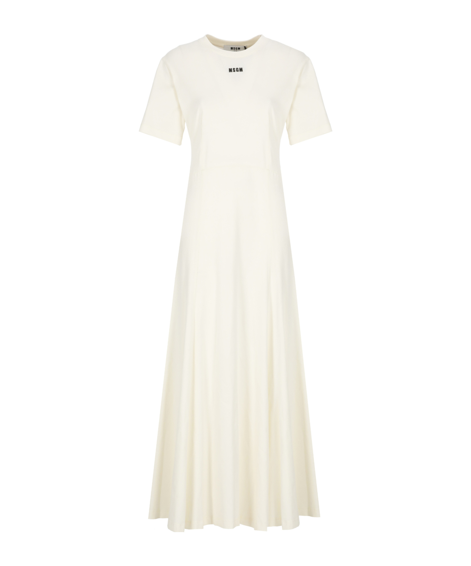 Logo Embroidered Midi Dress