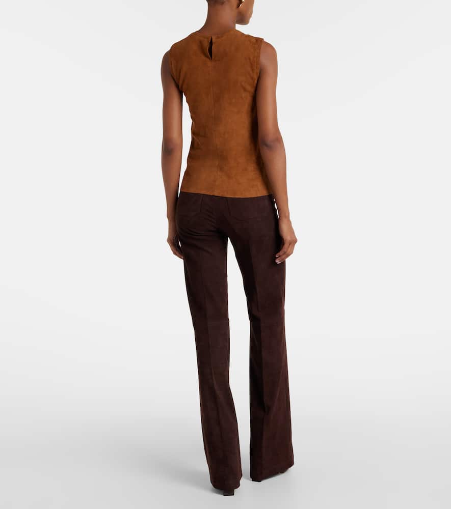Miuccia suede top