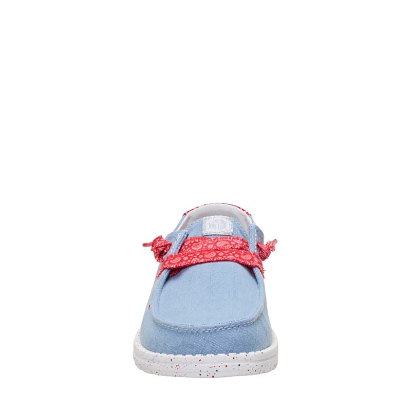 Women's Wendy Americana Paisley Slip On Shoes (Denim/Multi)