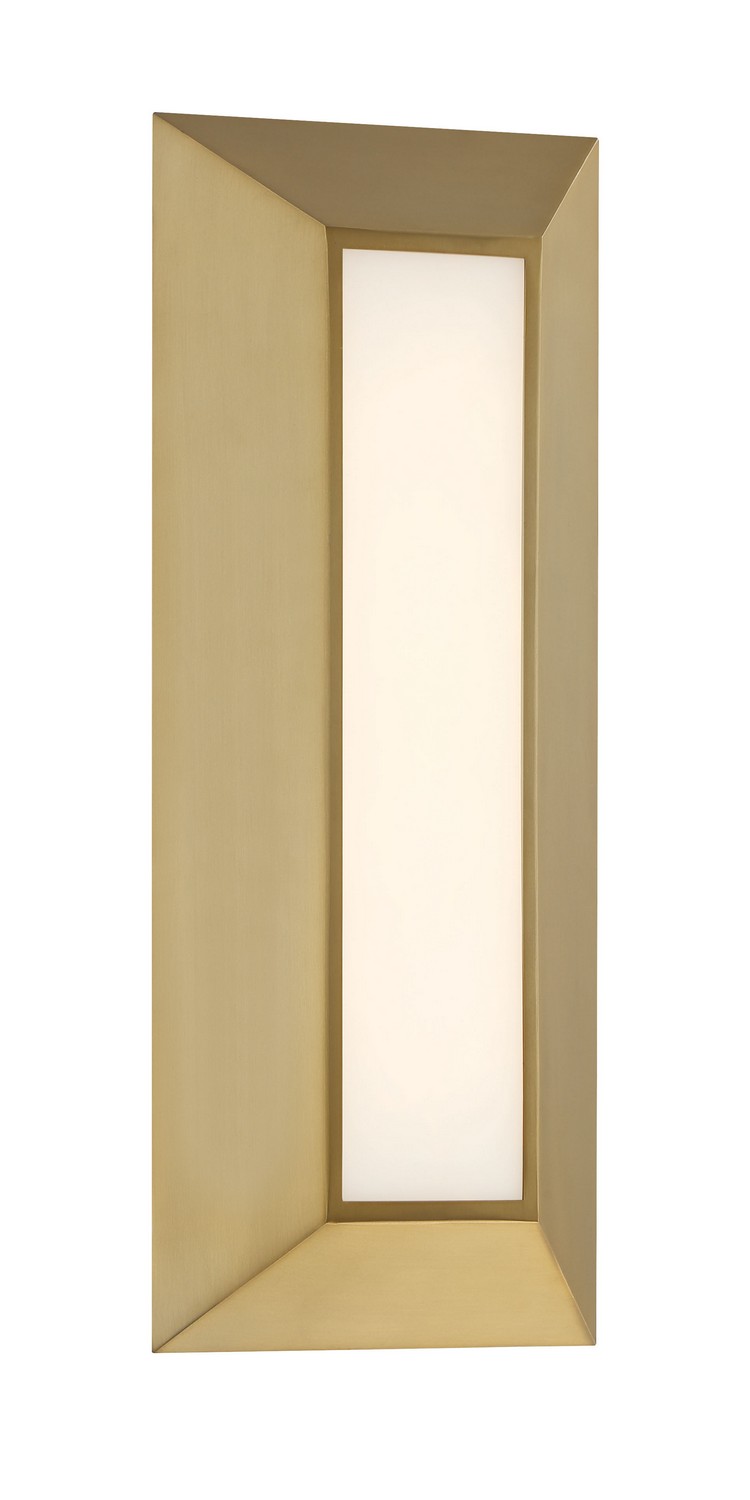 Soft Brass LED Wall Sconce from the Cartaya Collection