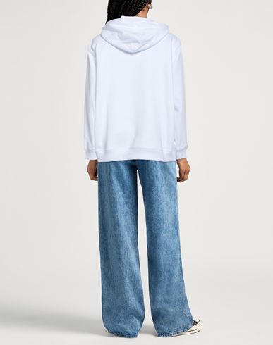 Woman Sweatshirt White Size S Cotton