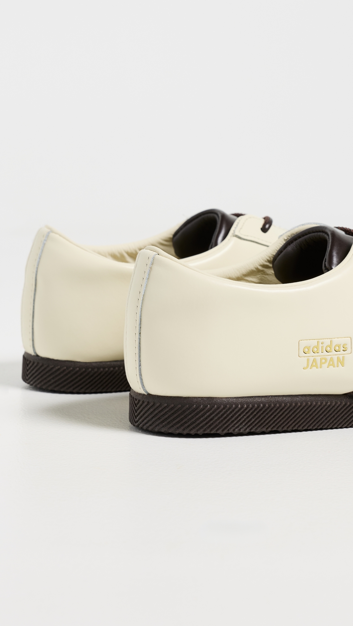 Japan Lux Sneakers Cream White/Coffee/Gold Met