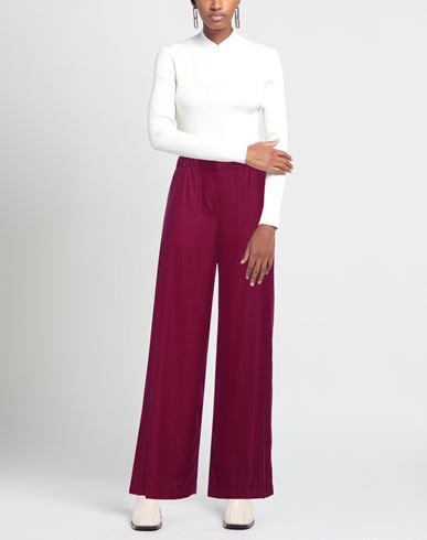 Woman Pants Magenta Size 6 Viscose, Silk