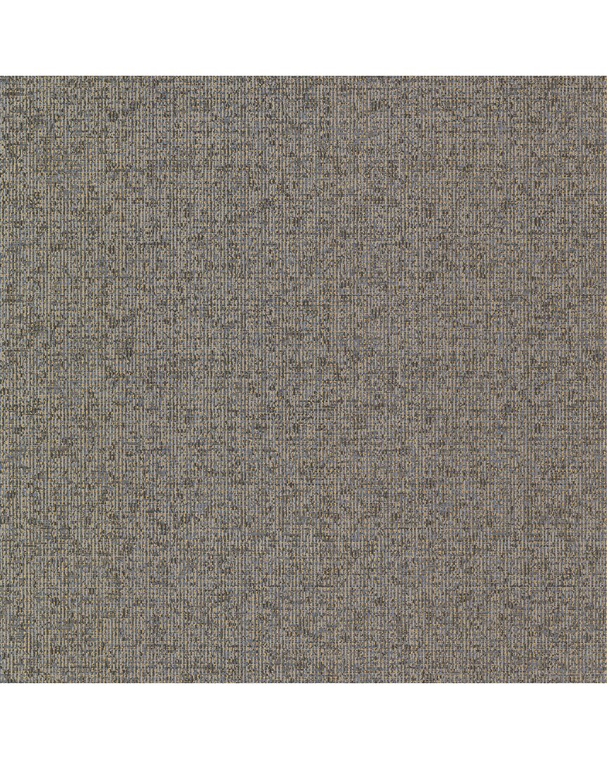 A-Street Prints Maia Stone Faux Linen Wallpaper