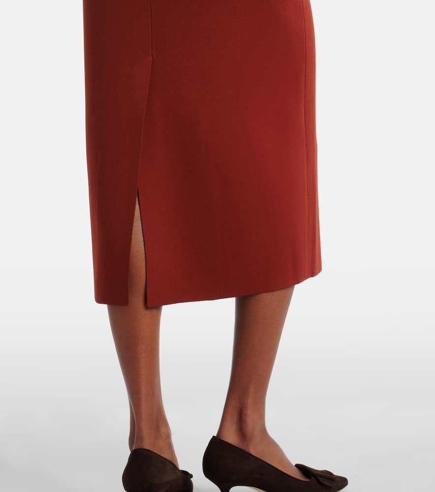 Jersey midi dress