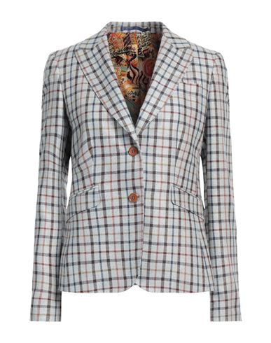 Woman Blazer Light grey Size 0 Silk