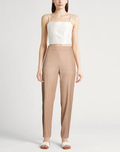 Woman Pants Beige Size 0 Wool, Viscose, Elastane