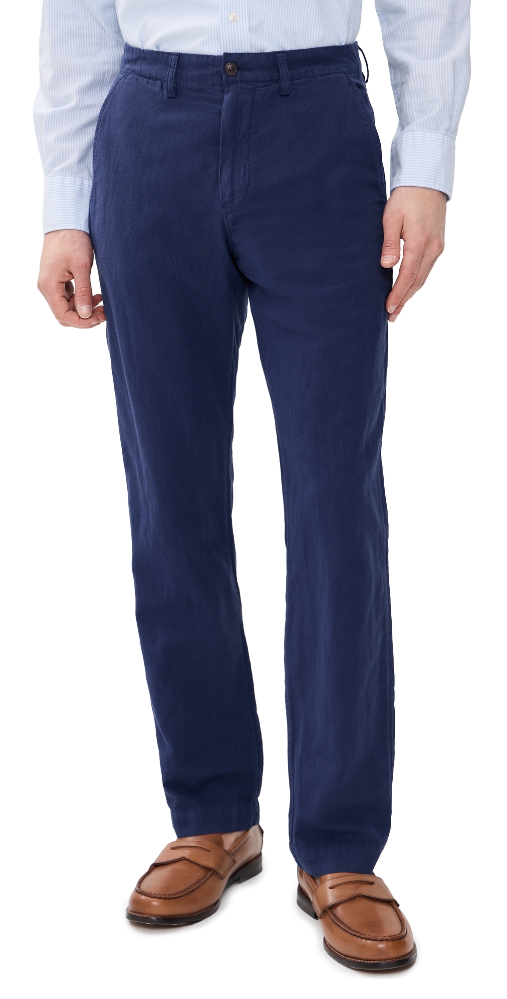 Linen Bedford Pants New Classic Navy