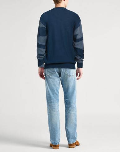Man Sweater Navy Size 38 Cotton