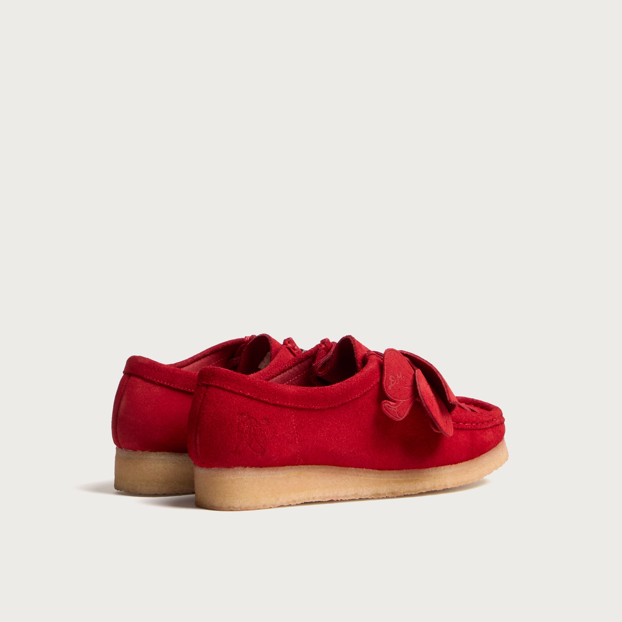 Women's x Clarks Originals Lace-Up Wallabee Red