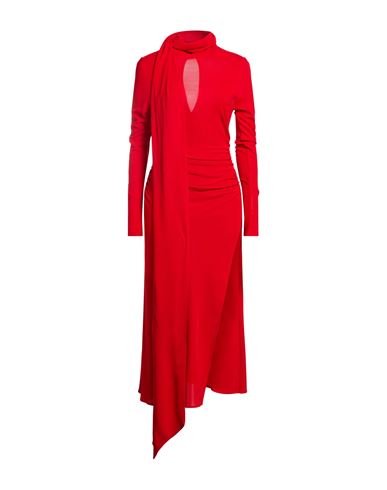 Woman Maxi dress Red Size 8 Viscose