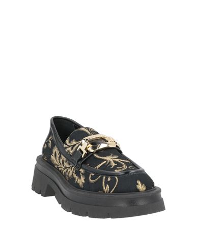 Woman Loafers Black Size 10 Textile fibers