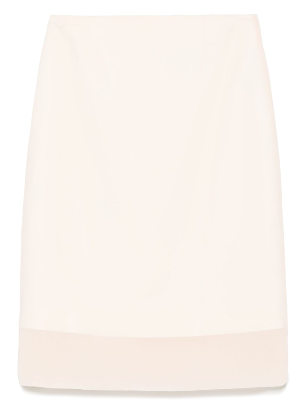 Manuel Ritz georgette midi skirt - Neutrals