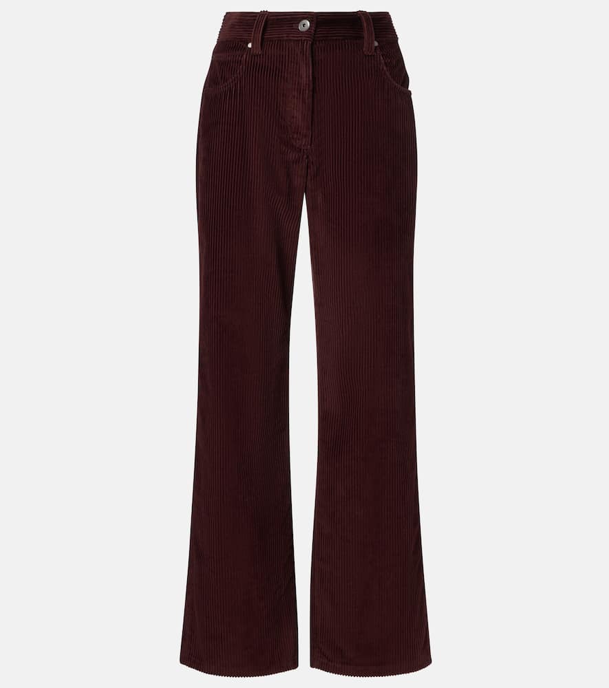 Monili corduroy straight pants