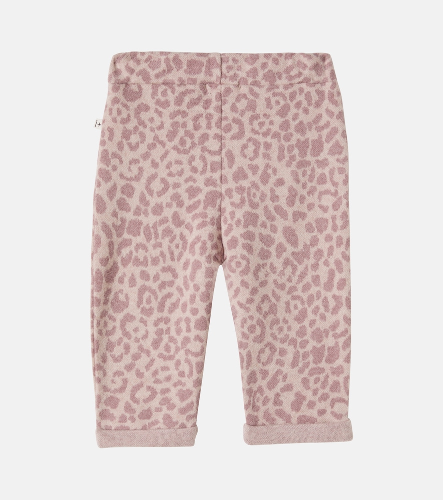 Baby Roma leopard-print cotton-blend pants
