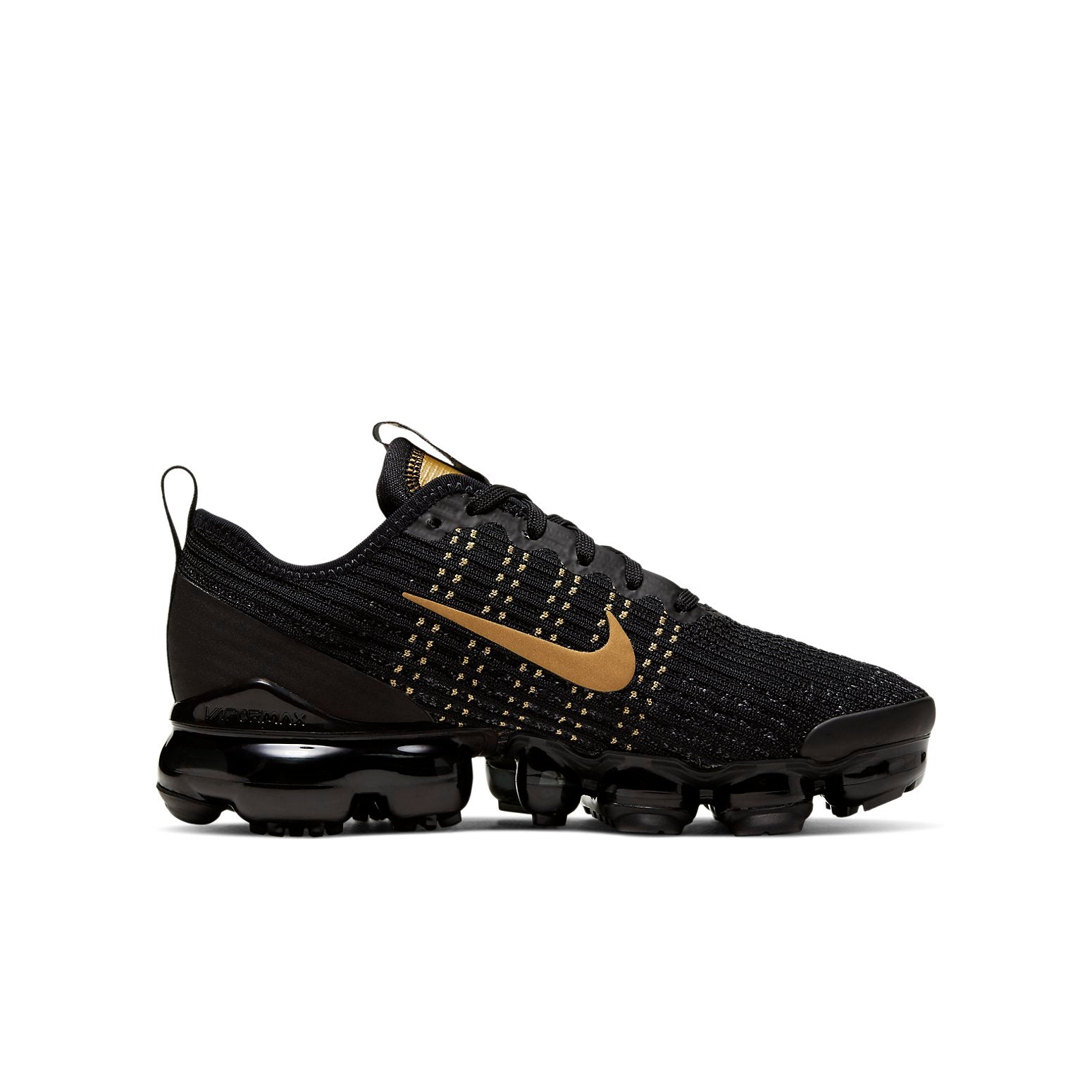 (GS) Air VaporMax Flyknit 3 'Black Gold'