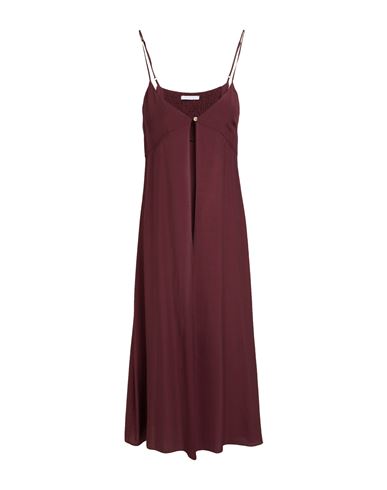 Patrizia Pepe Woman Top Burgundy Size 4 Viscose