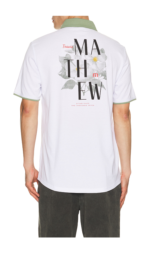 TravisMathew Energy Polo in White. M. Also in S