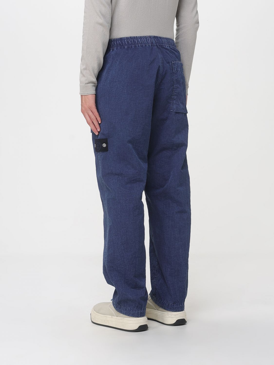 Pants Men color Denim