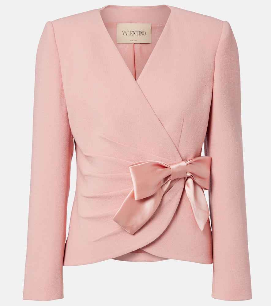 Virgin wool crêpe jacket