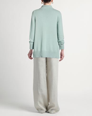 Woman Turtleneck Sage green Size 6 Virgin Wool, Viscose, Cashmere