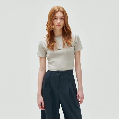 Plain Half Pullover