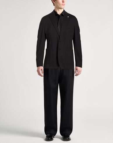 L. b.m. 1911 Man Blazer Black Size 36 Polyamide, Elastane