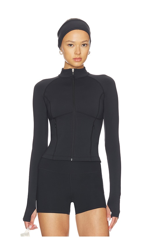 WellBeing + BeingWell WarmWell Brielle Jacket in Black. L. Also in XXS, XS, S