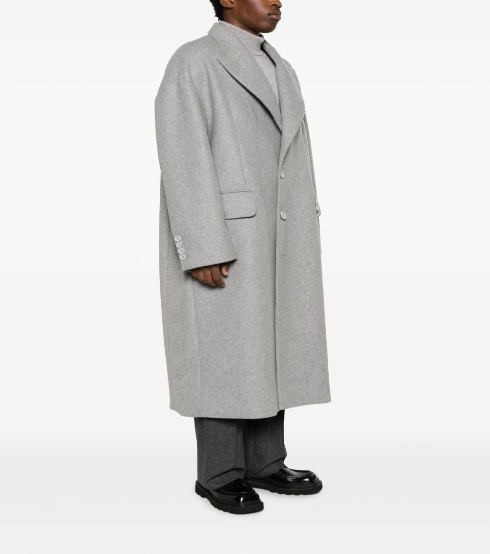Single-breasted Wool Coat