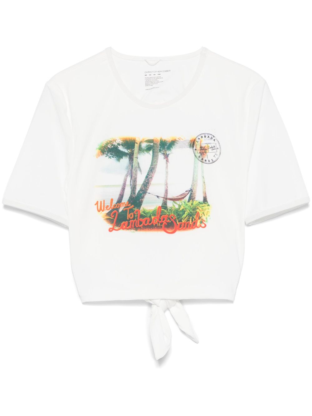 Lambada Sands crop top - White