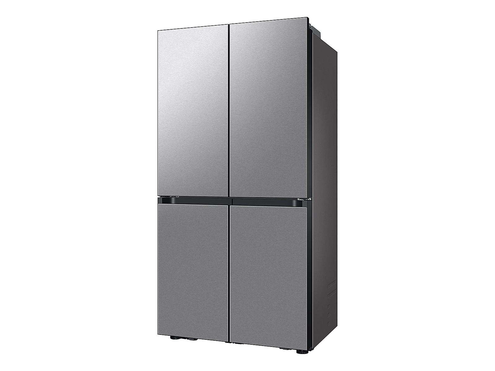 Bespoke Counter Depth 4-Door Flex™ Refrigerator (23 cu. ft.) with Beverage Center ™ in Stainless Steel - (with Customizable Door Panel Colors)