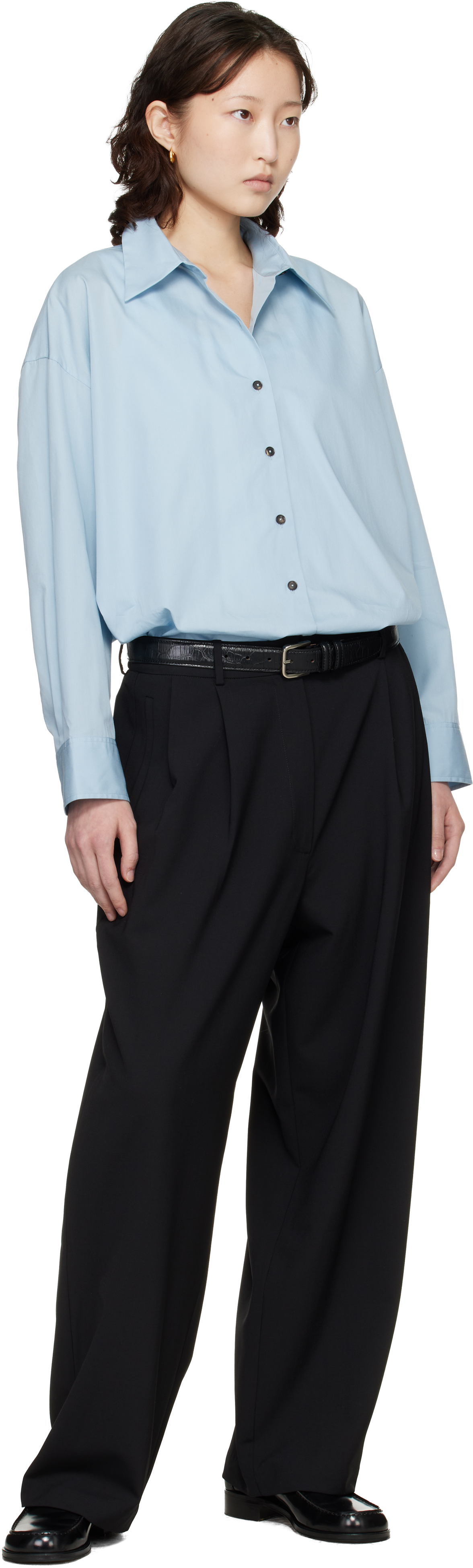 Blue Oversized Shirt