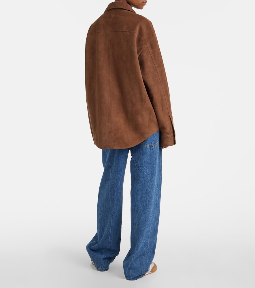 Suede overshirt