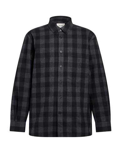 Man Shirt Charcoal Size L Organic cotton