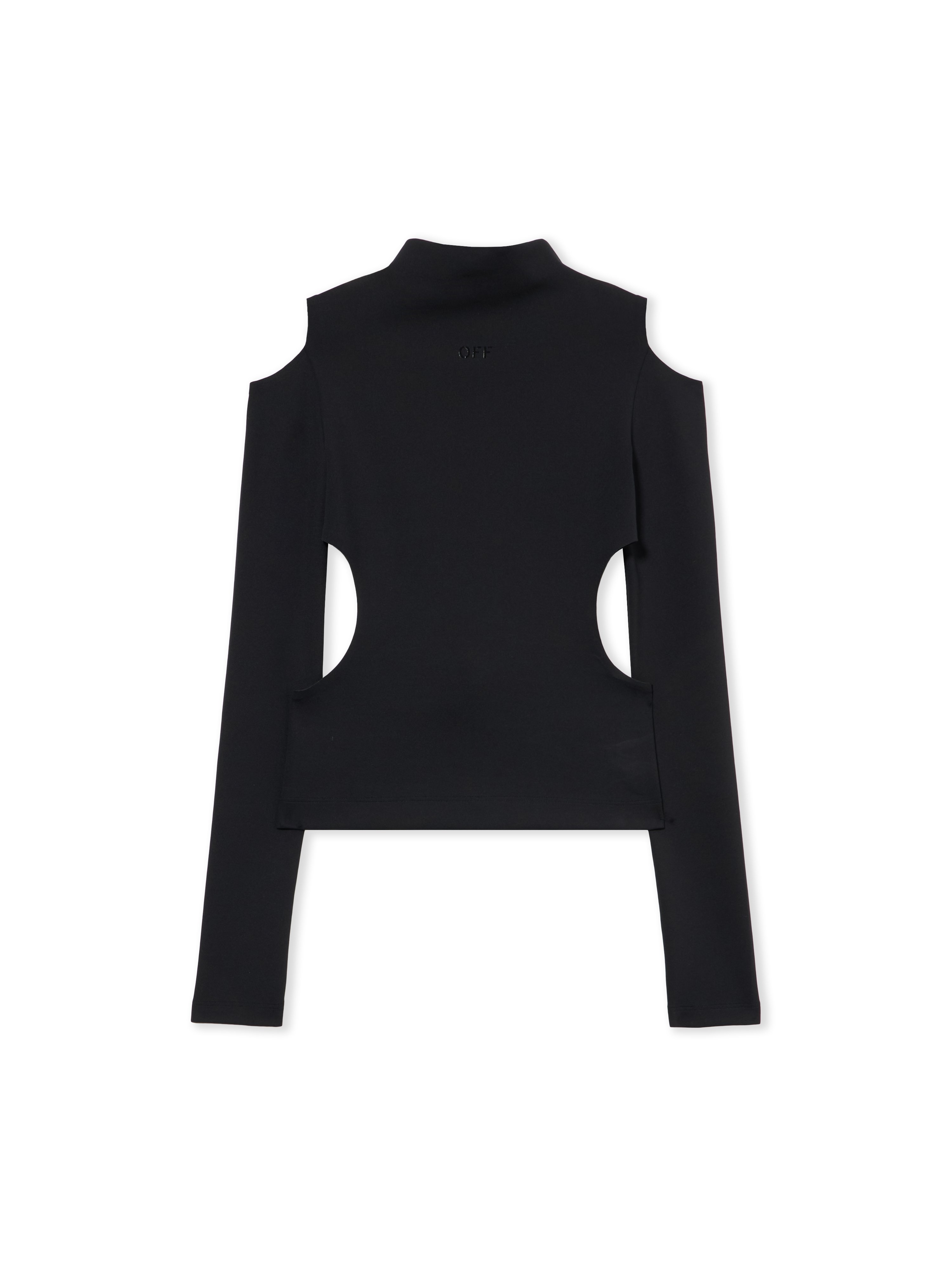 Sleek Meteor Long-sleeved Top - Female T-shirts Black