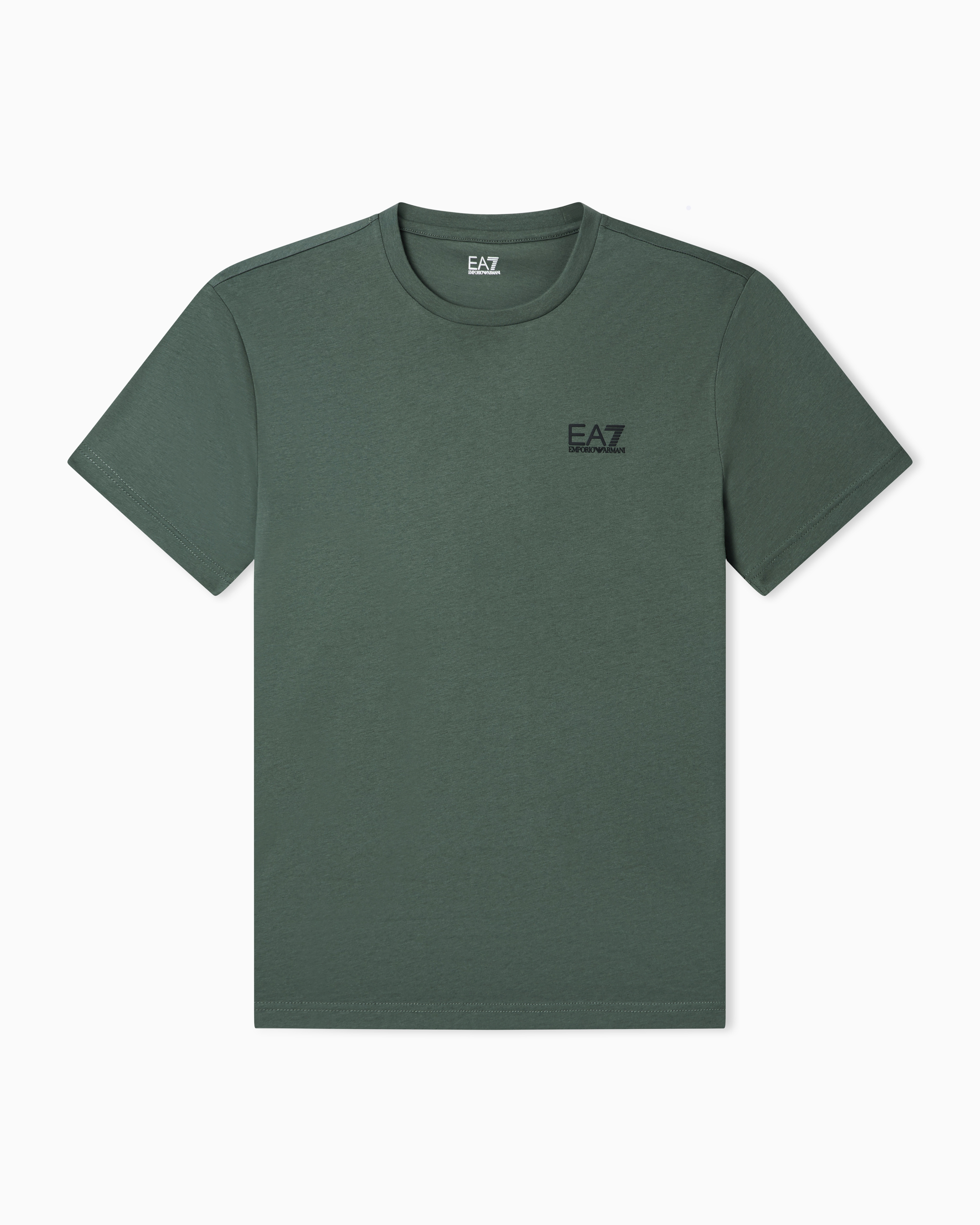 Cotton shirt in Pima jersey with crew neck Core Identity